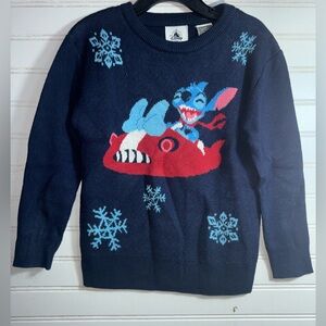 Disney Stitch Christmas Sweater New